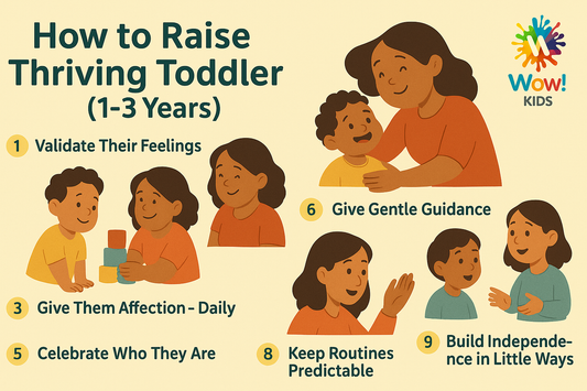 How to Raise a Thriving Toddler (1–3 Years) : 10 Things That Truly Matter