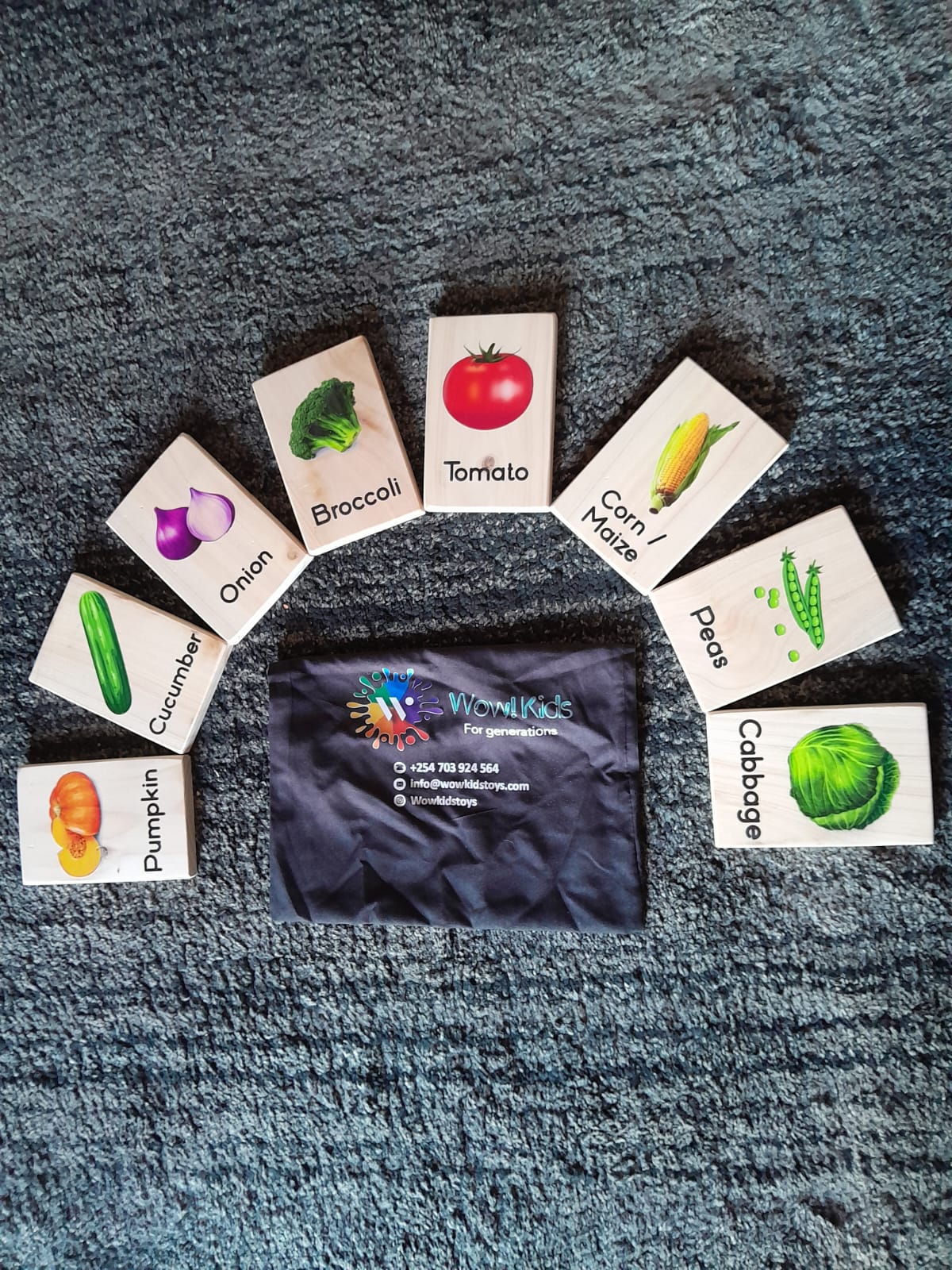 Wooden Flashcards