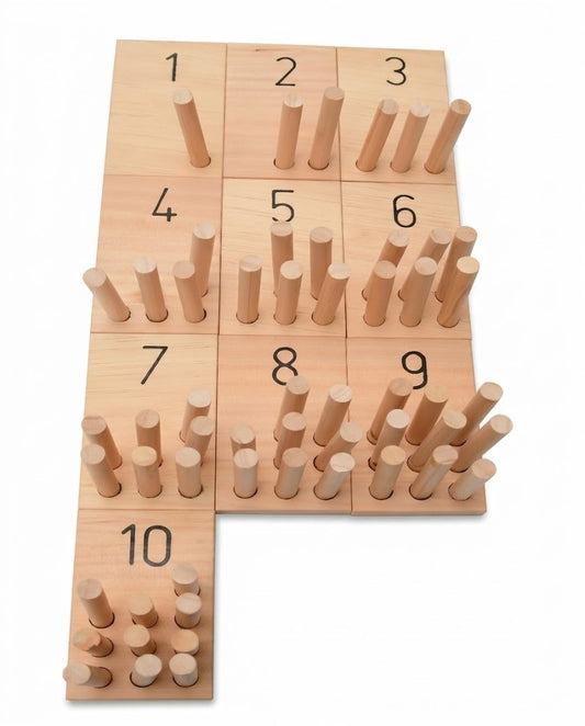 10 Frame Counter with Flashcards & Counting Sticks – Montessori Math Learning Toy for Preschool & CBC Early Years