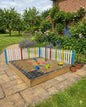 Wooden Sand Pit – Custom Outdoor Sandbox for Homes, Schools, Daycare & Balcony Play