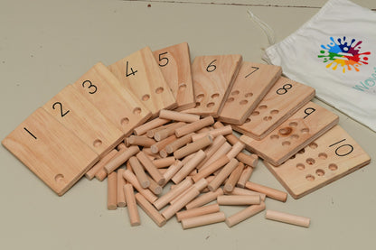 10 frame math set for addition and subtraction learning
