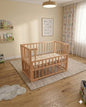 Wooden Drop Side Baby Cot – Safe Infant Crib with Smooth Side Opening (2ft x 4ft)