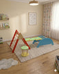 Wooden Pikler Climber Set with Slide & Triangle – Multi-Functional Indoor Toddler Climbing Frame & Rocker