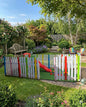 Colorful Wooden Picket Fence – Kids Play Fence for Dividing Play Areas at School, Daycare & Backyard