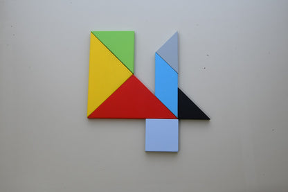 Creative Tangram puzzle for kids 3+, fun educational toy for Montessori and homeschool classrooms