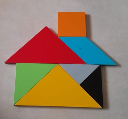 Creative Tangram puzzle for kids 3+, fun educational toy for Montessori and homeschool classrooms
