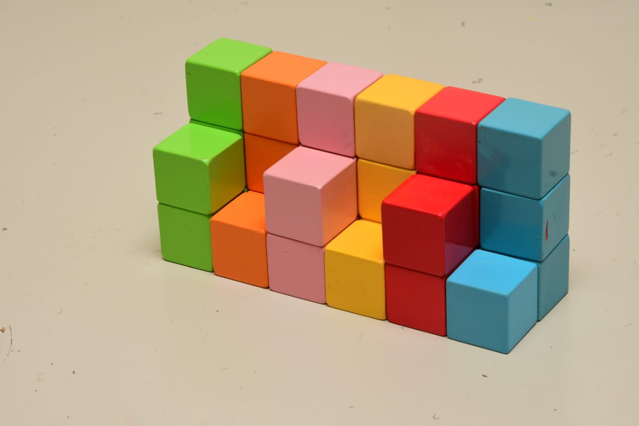 Durable wooden cubes for home and classroom play Wow Kids Toys Kenya