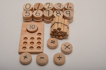 Educational math toy for toddlers, promotes counting, addition, subtraction, and number recognition