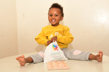 Educational wooden alphabet set for preschoolers with spelling board and multilingual learning Kenya