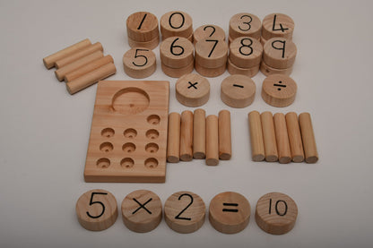 Kids counting and number learning toy, enhances focus, problem-solving, and fine motor skills