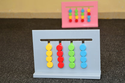 Kids wooden brain teaser puzzle toy