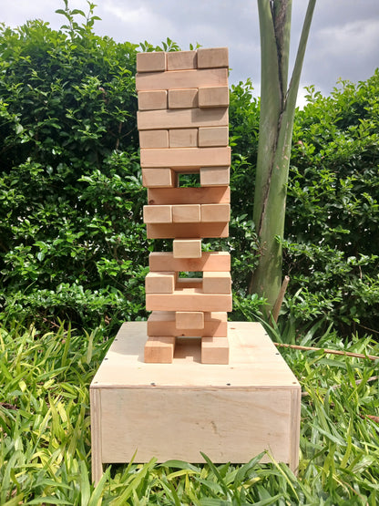 Large wooden stacking game for kids and families by Wow Kids