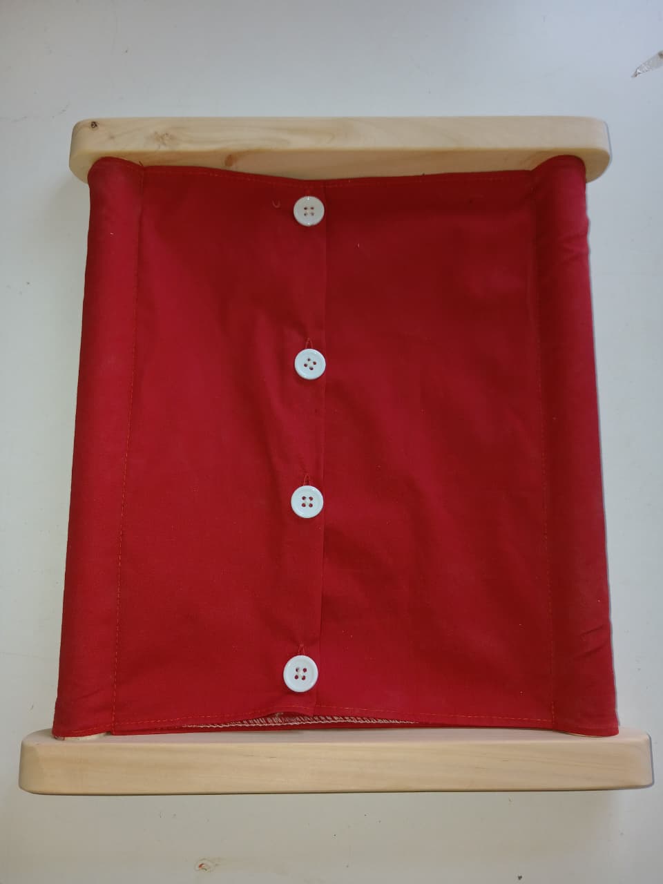 Montessori Button Dressing Frame Kenya by Wow Kids Toys