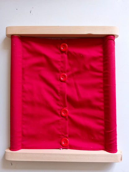 Montessori Button Dressing Frame for Kids Wooden Practical Life Learning Toy