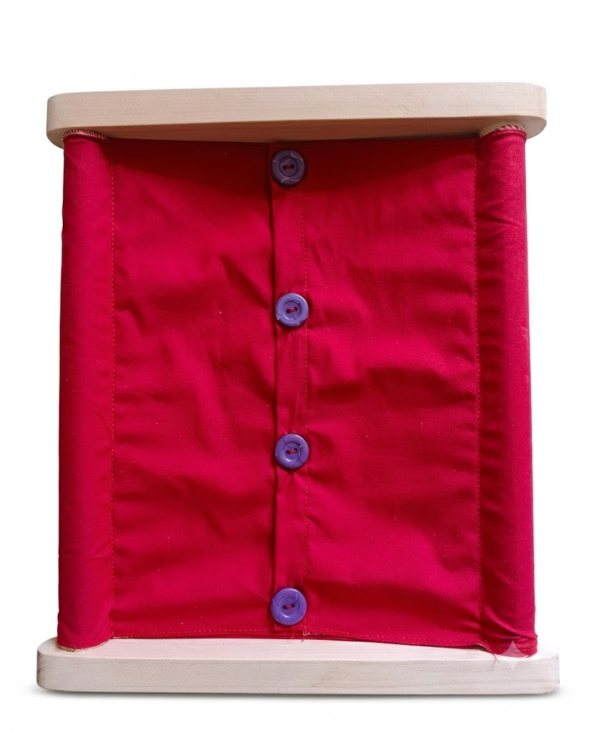 Montessori Button Dressing Frame for Kids Wooden Practical Life Learning Toy