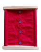 Montessori Button Dressing Frame for Kids Wooden Practical Life Learning Toy