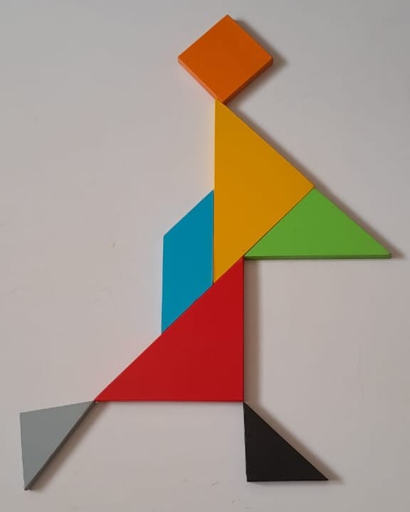 Montessori Tangram puzzle for early learners, strengthens spatial reasoning and pattern recognition