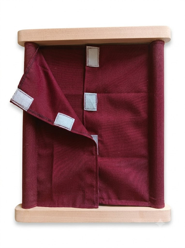 Montessori Velcro dressing frame for toddlers learning fastening skills