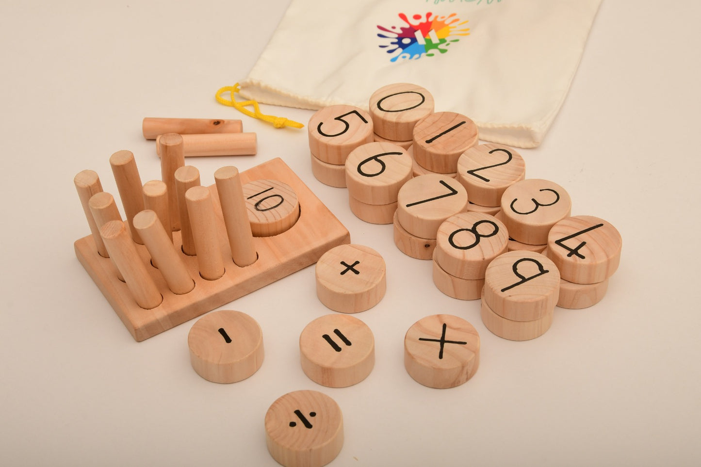 Montessori math manipulatives for toddlers, hands-on early math learning set