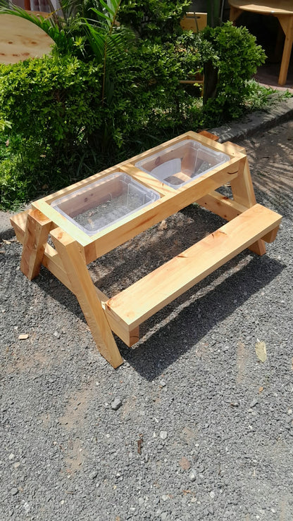 Montessori sensory table for children