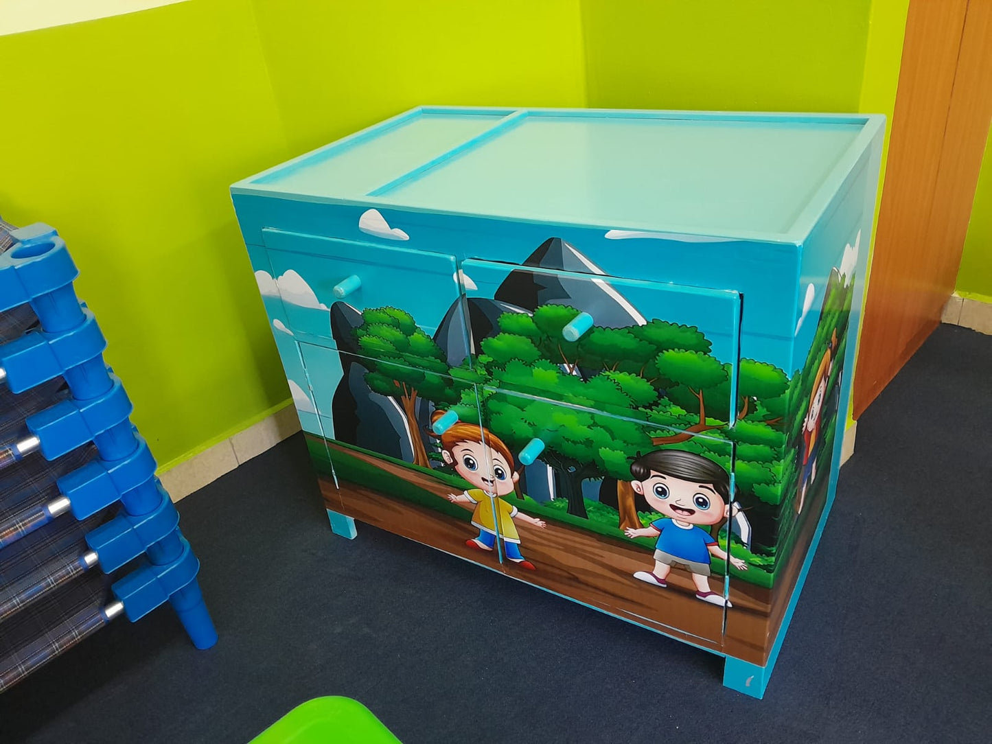 Preschool changing table furniture for ECD classrooms in Kenya