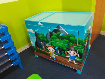 Preschool changing table furniture for ECD classrooms in Kenya