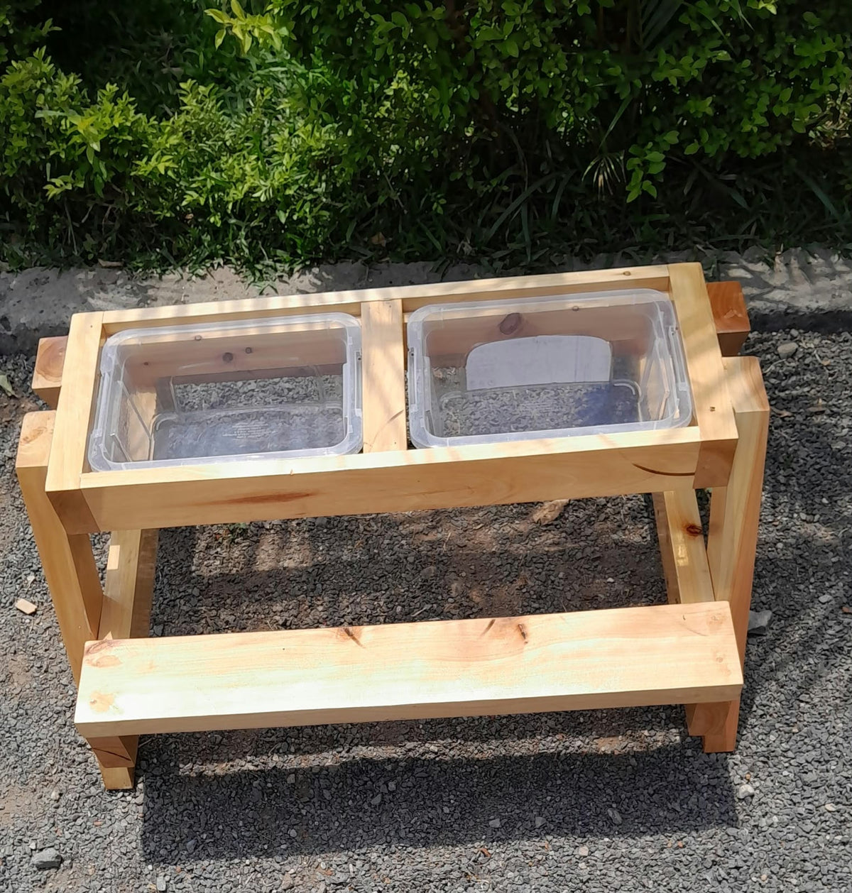 Sensory play table for preschool classrooms