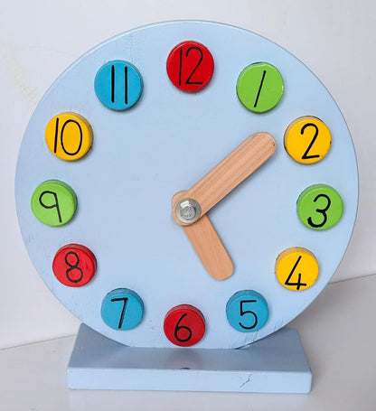 Shop large wooden teaching clock for classroom and home learning Kenya