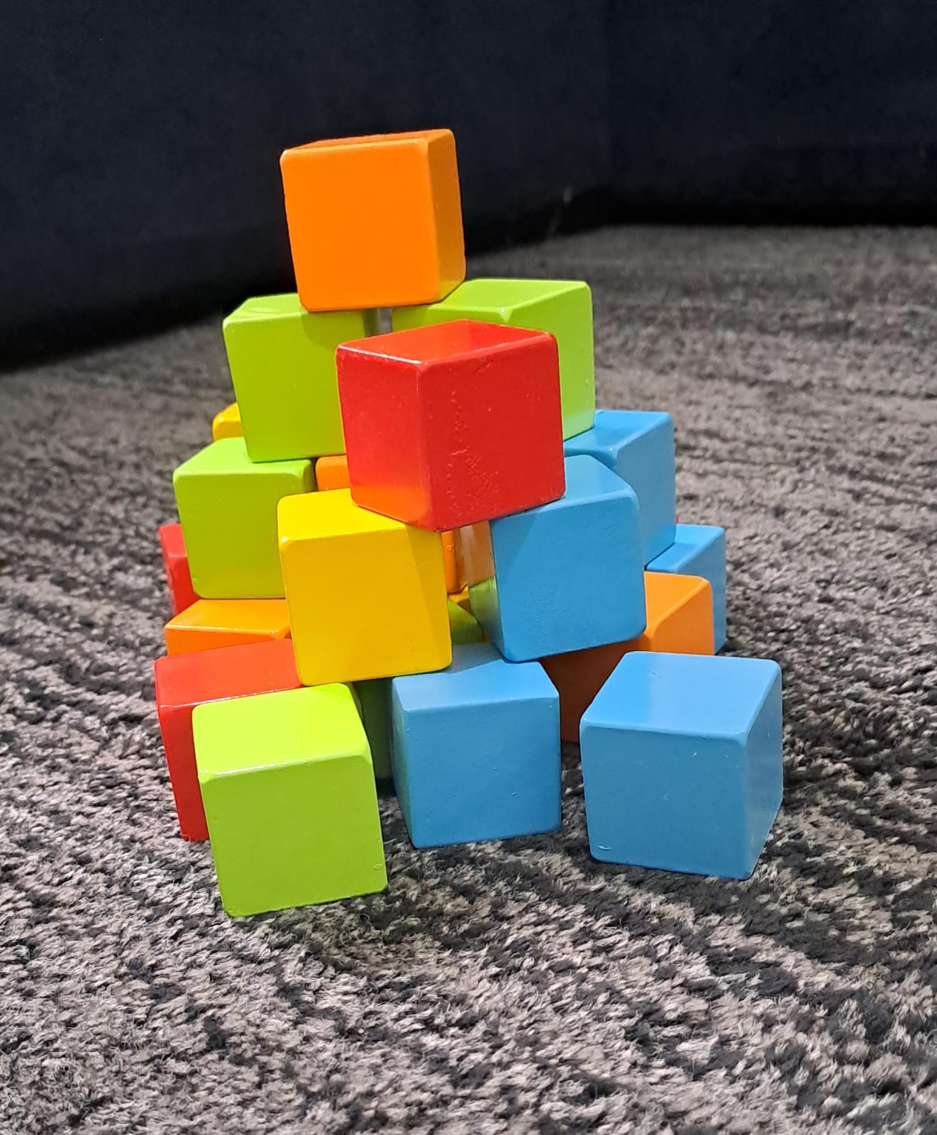 Vibrant wooden blocks for creative and imaginative play