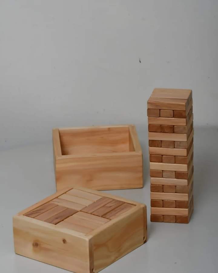 Classic wooden Jenga game