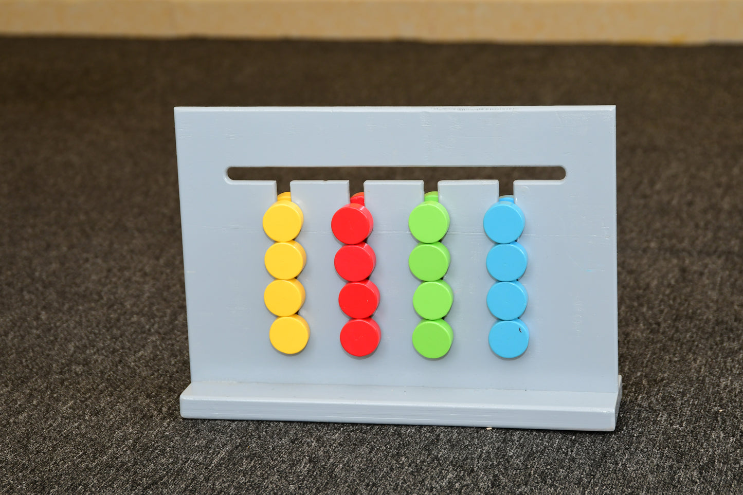 Wooden logic puzzle toy for preschoolers