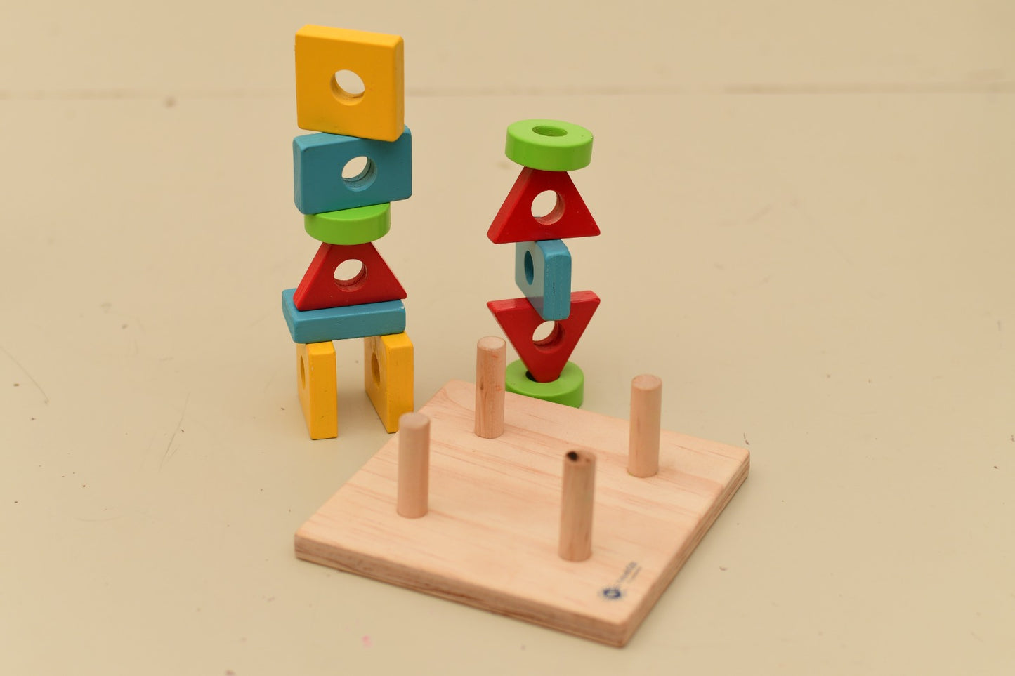 Wooden shape sorter for toddlers 9 months to 3 years
